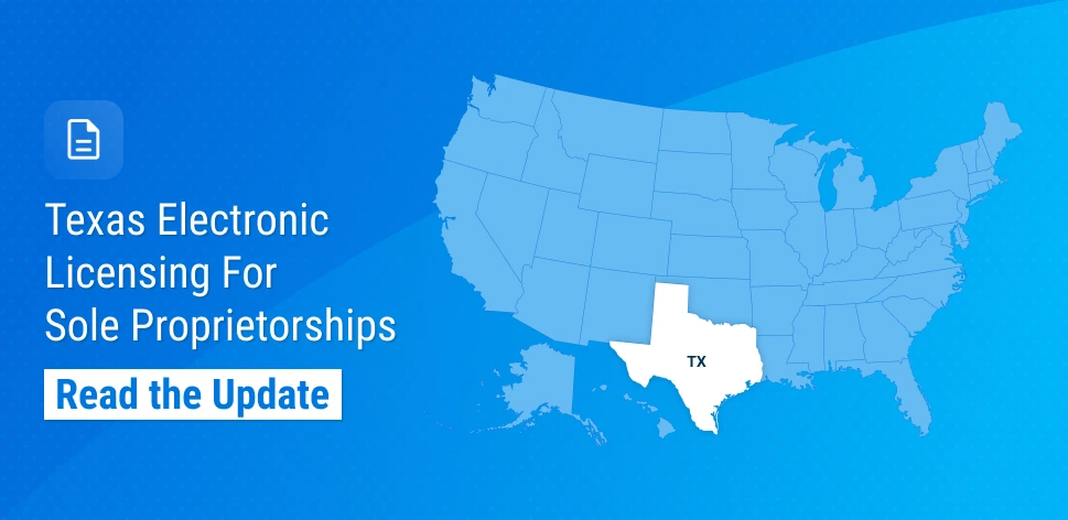 Texas Opens Electronic Licensing to Sole Proprietorships